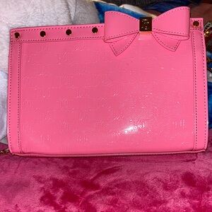 Juicy Couture Pink Crossbody Bag with Glossy Finish